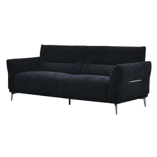 Aveline 3-Seater Sofa in Black Lux Boucle