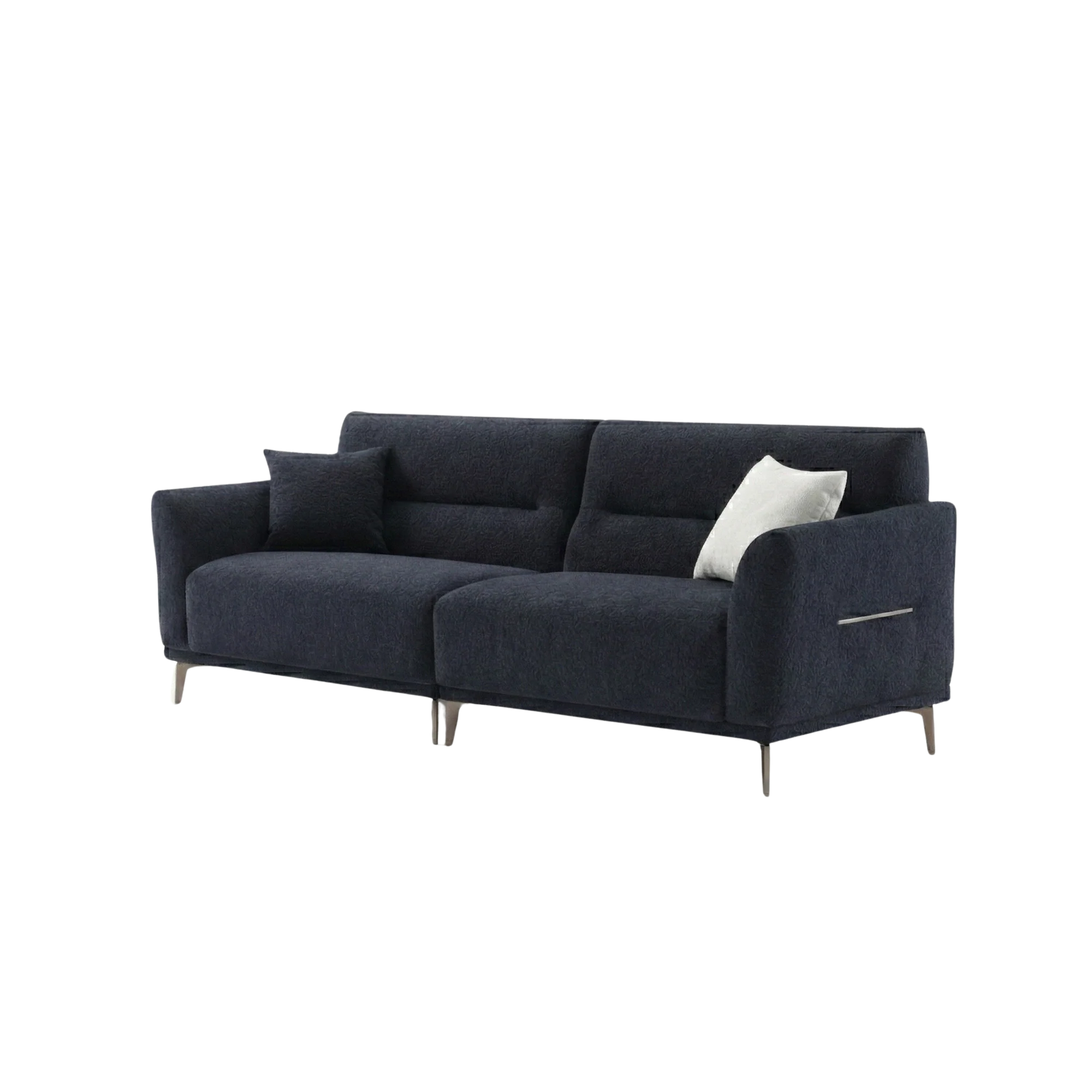 Aveline 4-Seater Sofa in Black Lux Boucle