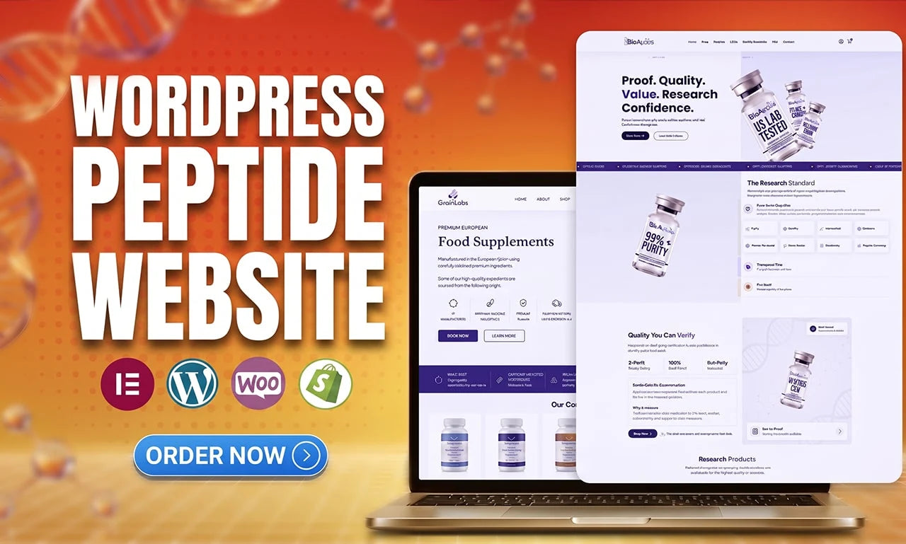 I will build wordpress website, or research store